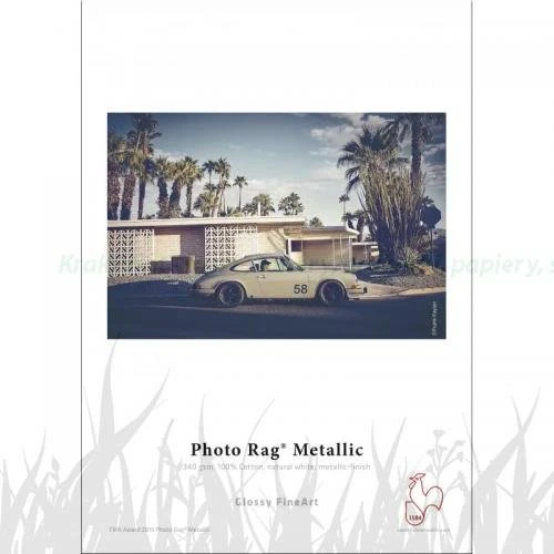 Papier HAHNEMUHLE Photo Rag Metallic 340gsm - 610mm x 12m (24") (10643573)