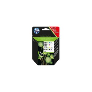 Zestaw czterech tuszy HP 950XL/951XL do OJ 8100/8600 | 2300(BK), 1500(COL) (C2P43AE) Cmyk