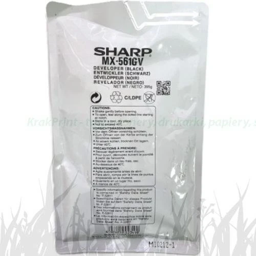 Deweloper Black Sharp MX-M364N/M365N/M464N/M465N/M564N/M565N MX-M4050/M5050/M6050/M4070/M5070/M6070 MX-M3550/M3570 MX-M3050/M3070 MX-M2630 (MX561GV)