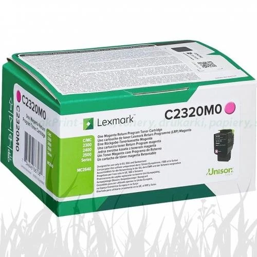 Toner Lexmark do MC2535adwe | 1tys. (C2320M0) Magenta