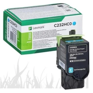 Toner Lexmark C2525 | 2,3tys. (C232HC0) Cyan