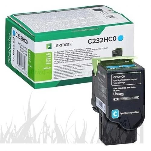 Toner Lexmark C2525 | 2,3tys. (C232HC0) Cyan