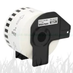 Zamienna taśma Brother DK 22223 50mm x 30.48m biała/czarny nadruk