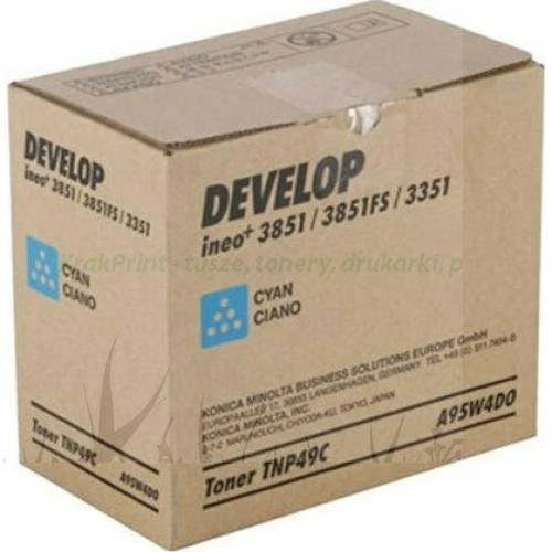 Toner TNP-49C Develop Ineo+ 3351 3851 cyan 12k (A95W4D0)