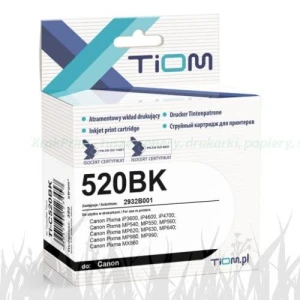 Tusz Tiom do Canon iP3600 MP540/620 MX870 PGI-520BK (Ti-C520BK) Black