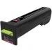 Toner Lexmark CS820 72K2XME korporacyjny 22k (72K2XME) Magenta