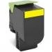 Toner 802SYE Lexmark CX310 CX410 CX510 korporacyjny żółty 2k (80C2SYE)