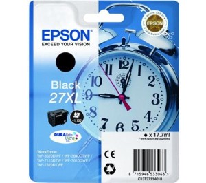 Tusz Epson Oryginał Nr.T2711 XL do WF-3620DWF | 17,7ml | 1,1tys. (C13T27114010 C13T27114012) Black
