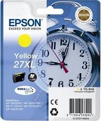 Tusz Epson Oryginał Nr.T2714 XL do WF-3620DWF | 10,4ml | 1,1tys. (C13T27144010 C13T27144012) Yellow