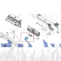 Rolka separująca do kasety C1 do Epson (oryginał) C529R C579R C5210 C5290 C5299 C5710 C5790 M5298 M5299 M5799 ET-8700 HOLDER,RETARD,D,ASSY Nr. 504 (1807457 / 1823059 / 1775149)