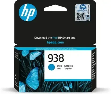 Tusz HP Nr.938 do OfficeJet Pro 9110b | 800str. (4S6X5PE) Cyan