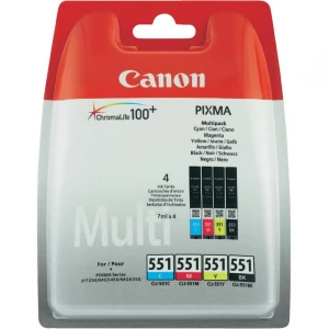 Canon Oryginał do Zestaw tuszy Tusz CLI-551 CMYK Multipack (6509B015, 6509B015AA)