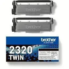 Brother Oryginał do Dwupak tonerów do HL-2300, DCP-L2500, MFC-2700 | 5,2tys, str. | 5,2tys. (TN-2320TWIN) Black
