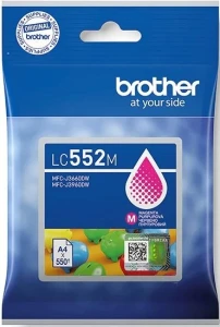 Tusz Brother LC552M do MFC-J3660DW, MFC-J3960DW | 550str. (LC552M) Magenta