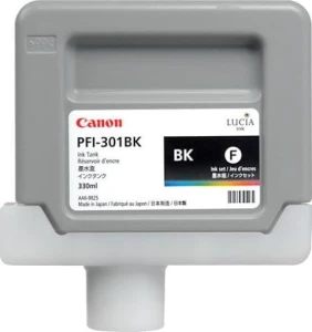 Tusz Canon Oryginał PFI-301BK do IPF8000/9000 | 330ml (1486B001AA) PhotoBlack