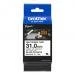 Rurka termokurczliwa Brother HSe-261E 31mm x 1,5m czarny nadruk / bia?e t?o (HSE261E)