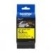 Rurka termokurczliwa Brother HSe-611E 5,2mm x 1,5m czarny nadruk / ???te t?o (HSE611E)