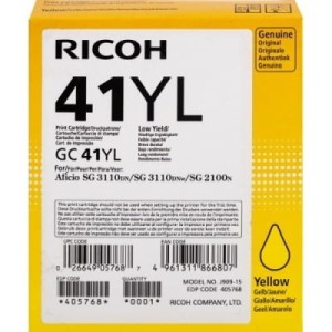 Toner Ricoh NRG Oryginał GC-41Y 405776 (405768) Yellow