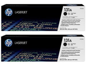 Zestaw dwóch tonerów HP 131X do Color LaserJet M251/M276 (CF210XD) | 2 x 2400str. Black