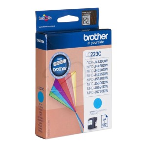 Tusz Brother do MFC-J4620DW/4625DW/5320DW/5625DW | 550 str. (LC-223C) Cyan