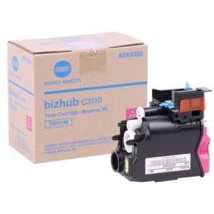 Toner Konica-Minolta TNP-51M do C3100 | 5000 str. (A0X5355) Magenta