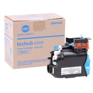 Toner Konica-Minolta TNP-51C do C3100 | 5000 str. (A0X5455) Cyan