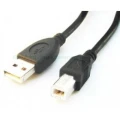 Kabel USB Gembird Kabel USB 2.0 typu AB AM-BM 4,5m czarny (CCP-USB2-AMBM-15)
