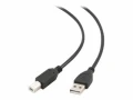 Kabel USB Gembird Kabel USB 2.0 typu AB AM-BM 4,5m czarny (CCP-USB2-AMBM-15)