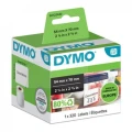 Dymo duże etykiety uniwersalne 54mm x 70mm, 320 / rolka 1 / pudełko, papier trwały (S0722440)