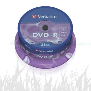 Verbatim DVD+R 16x 4.7GB 25P CB (43500)