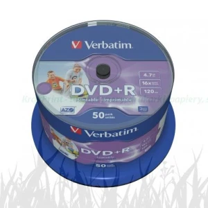 Verbatim DVD+R 16x 4.7GB 50P CB Printable (43512)