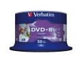 Verbatim DVD+R 16x 4.7GB 50P CB Printable (43512)
