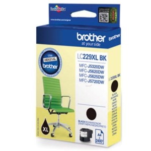 Tusz Brother do MFC-J5320DW/J5620DW/J5720DW | 2 400 str. (LC-229XL-BK) Black