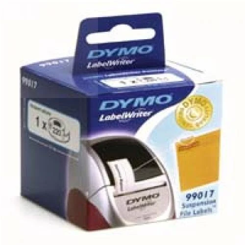 Dymo etykiety na teczki podwieszane 12mm x 50mm, 220 / rolka 1 / pudełko, papier twały (S0722460)