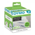 Dymo etykiety na teczki podwieszane 12mm x 50mm, 220 / rolka 1 / pudełko, papier twały (S0722460)