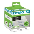 Dymo etykiety na teczki podwieszane 12mm x 50mm, 220 / rolka 1 / pudełko, papier twały (S0722460)