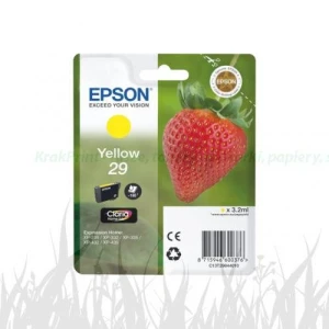 Tusz Epson Nr.29 | 3.ml (C13T29844020 /C13T29844010 / C13T29844022) Yellow