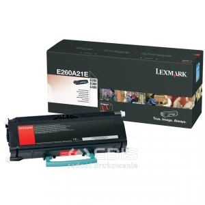 Toner Lexmark Oryginał E260A21E (E260A21E) Black