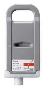 Tusz Canon Oryginał PFI-701R do IPF8100/9100 | 700ml (CF0906B001) Red