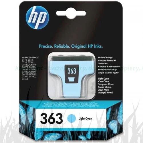 Tusz Oryginał Hewlett-Packard Nr.363 (C8774EE) LightCyan