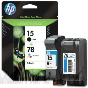 Atrament HP SA310AE czarny No 15 (25 ml) + kolor No 78 (19 ml) - dwupak