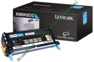 Lexmark Oryginał X560H2CG - Toner Cyan