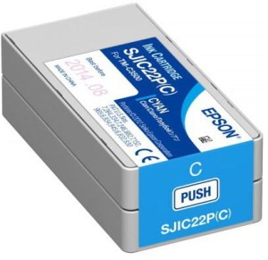Tusz Epson Oryginał SJI22P(C) (C33S020602) Cyan