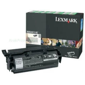 Toner Lexmark Oryginał Optra T65x 36k (X654X21E) Black