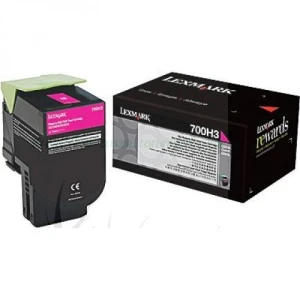 Toner Lexmark Oryginał 700H3 (70C0H30) Magenta