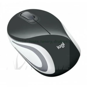 Mysz bezprzewodowa Logitech Mini Mouse M187 optyczna czarno-biała (910-002731)