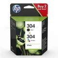 Tusz HP nr 304 Combo 2-Pack Bk+Col (3JB05AE) CMYK