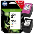 Tusz HP nr 304 Combo 2-Pack Bk+Col (3JB05AE) CMYK