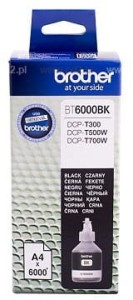 Tusz Brother do DCP-T300/T500W/T700W, MFC-T800W | 6 000 str. | black (BT6000BK) Black