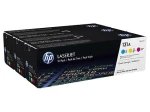 Zestaw trzech tonerów (CF211A/CF212A/CF213A) HP 131A do LaserJet Pro M251/276 (U0SL1AM) | 3 x 1 800 str. CMY